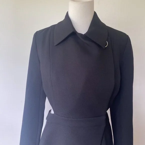 Misha Collection Open Back Jacket Blazer Black - Picture 3 of 11